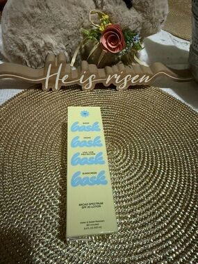 Bask Back to Back Broad Spectrum SPF 30 Sunscreen - Yellow & Blue Box